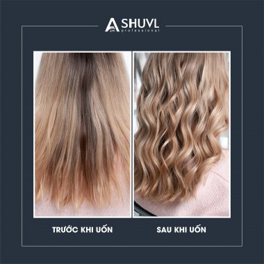 Trước và sau khi uốn tóc